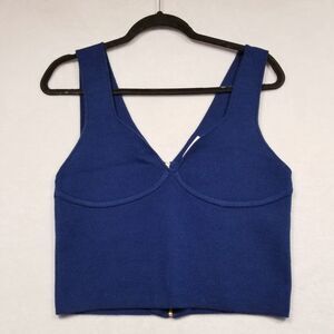 Elegant Royal Blue Women's Tank Top